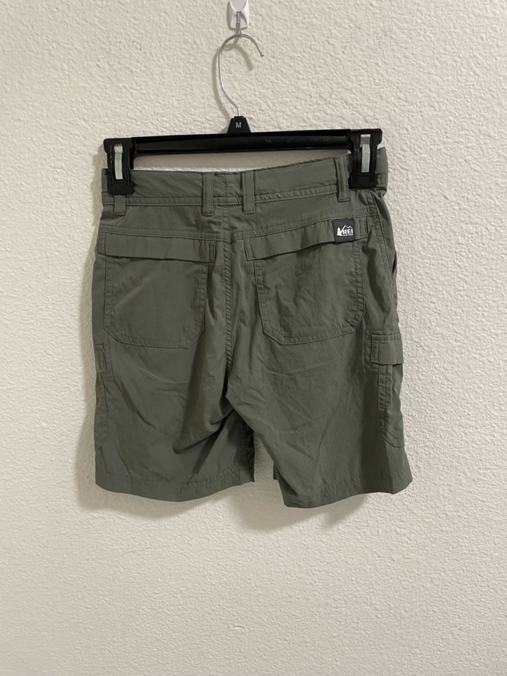 REI Boys Olive Green Hiking Utility Shorts